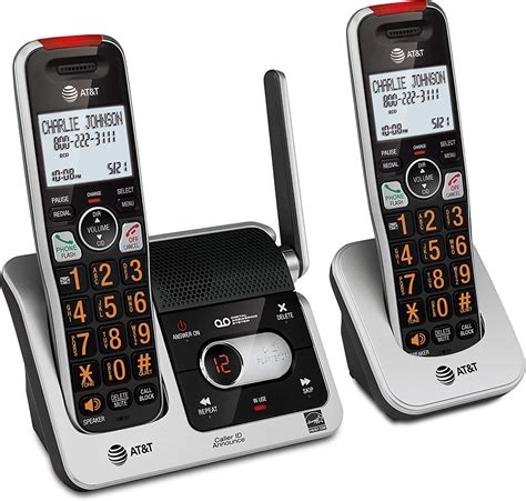 Buy Atandt Bl102 2 Dect 60 2 Handset Cordless Phone For Home With