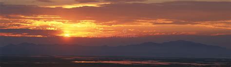 Great Salt Lake At Sunset Salt Lake City Utah Stock Image Image Of