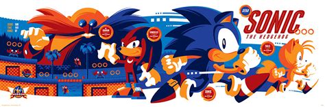 The Blot Says Sonic The Hedgehog Screen Print By Tom Whalen X Skuzzles
