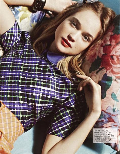 Colour Me Cool Rosie Tupper By Chris Craymer For Uk Glamour August