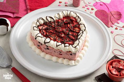 Strawberry Cupid Ice Cream Cake Imperial Sugar