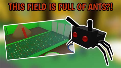 This Field Is Full Of Ants Bee Swarm Simulator Roblox Youtube