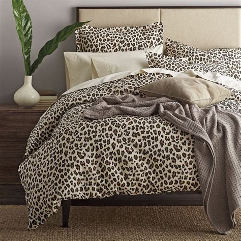 Eliza comforter sets are brightly printed microfiber polyester. Leopard Print Sheets & Bedding Set | The Company Store
