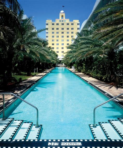 Infinity Swimming Pool At The National Hotel National Hotel Miami