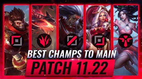 3 Best Champions To Main For Every Role In Patch 1122 League Of