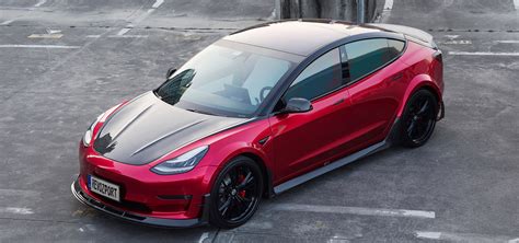 Tesla Model 3 Performance Gets An Aero Makeover From Revozport Carscoops