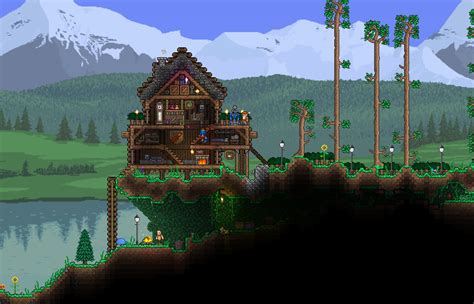 Hi, today i build a starter house in terraria. - Album on Imgur | Terraria house design, Terraria house ...
