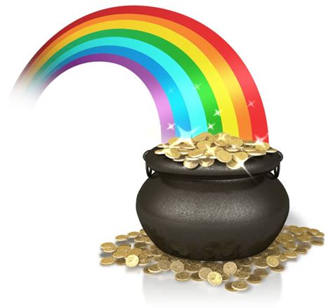 Visit Rainbow Pot Of Gold Clipart Transparent Png 793x900 Clip