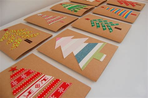 Diy Christmas Cards With Ribbon And Fabric Scraps Christmas Cards