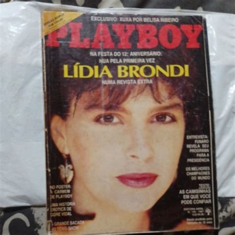 Playboy Lidia Brondi Agosto 1987 Shopee Brasil