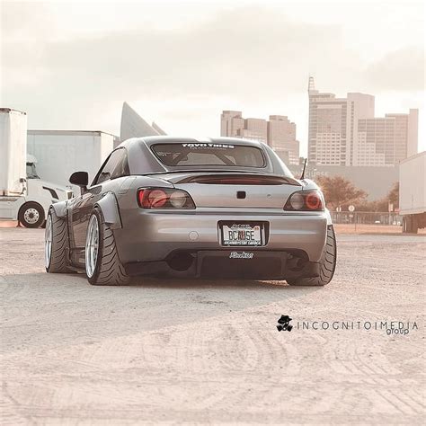 Car Tuning Stance Honda S2000 Lowered Toyo Tires Building Sunset