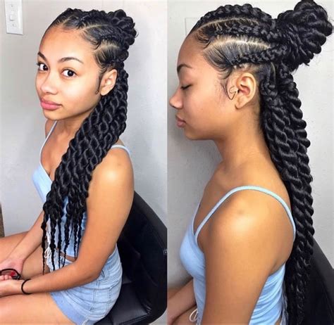 thick cornrows hairstyles half braided hairstyles braided hairstyles for black women cornrows