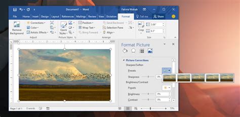 Start word and find the photo that you want to edit. How To Sharpen An Image In MS Word