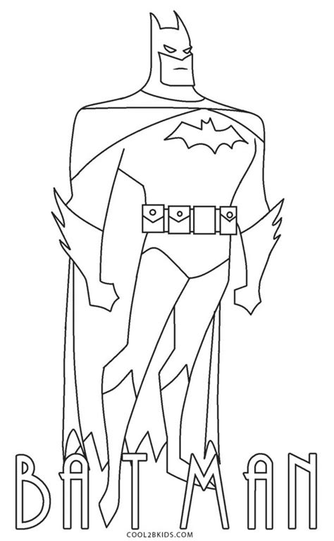Dibujos De Batman Para Colorear P Ginas Para Imprimir Gratis