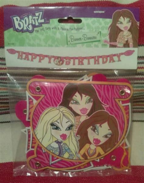 Bratz Happy Birthday Banner Only Girl With A Passion For Fashion By