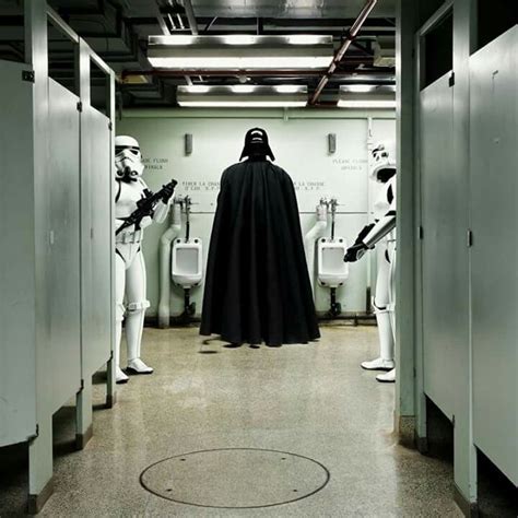 Darkvador Darthvader Stormtrooper Wc Bathroom Restroom Superman