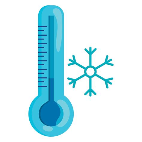 Frozen Thermometer And Snowflake Icon 14453738 Vector Art At Vecteezy