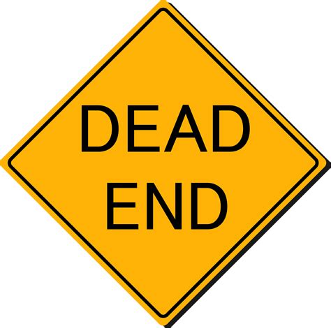 Download Hd Dead End Sign Png Clipart Dead End Sign Transparent
