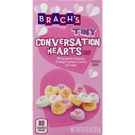 Brachs Candy Conversation Hearts Tiny 075 Oz Instacart