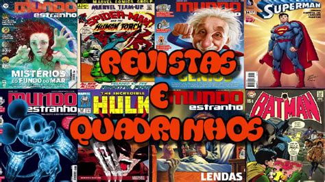 INTRO DO CANAL REVISTAS E QUADRINHOS YouTube