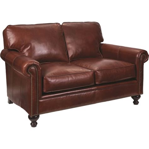 Broyhill Furniture Harrison Traditional Loveseat With Nail Head Trim