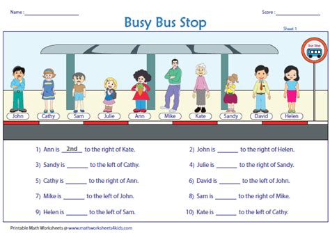 Ordinal Numbers Worksheets and Charts