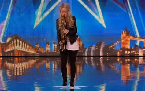 Saxophone Player The Lovely Laura Impressed On Britains Got Talent