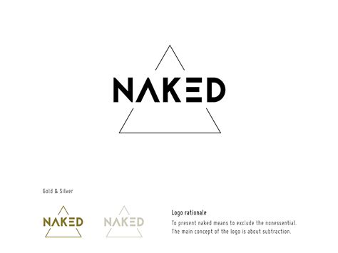 Conservative Serious Clothing Logo Design For NAKED By Jieyun