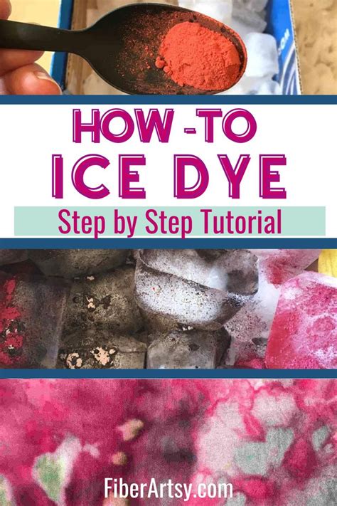 How To Ice Dye Step By Step With Text Overlay
