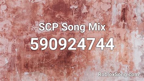 Scp Song Mix Roblox Id Roblox Music Codes