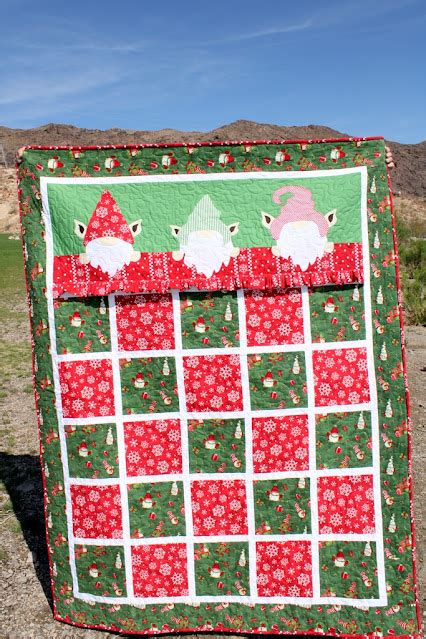 Free Gnome Quilt Pattern By Carol At Tara Reed Designs