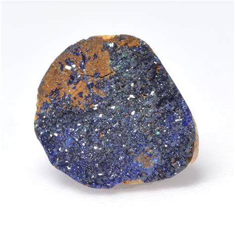 Blue Druzy Azurite 34 Carat Fancy From United States Gemstone