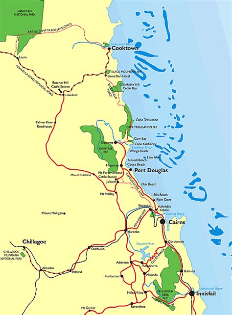Cairns Queensland Australia Map