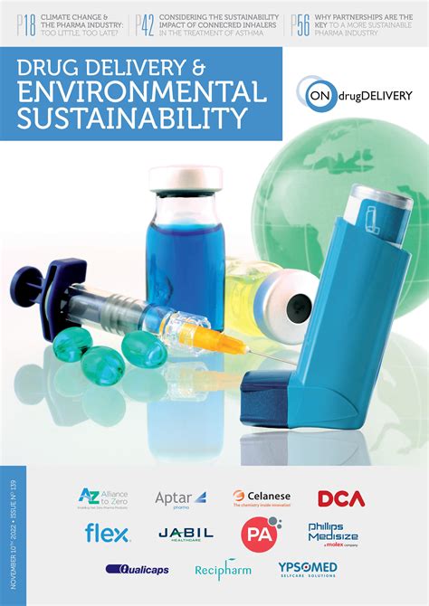 Drug Delivery Environmental Sustainability ONdrugDelivery Issue