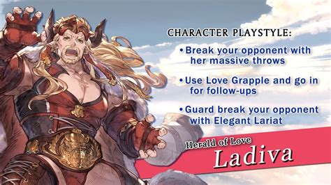 Gallery of captioned artwork and official character pictures from granblue fantasy, featuring designs for the game's characters by japanese artist hideo minaba. Granblue Fantasy: Versus - Character trailer (Ladiva ...