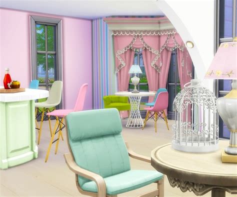 Pink Spring House At Dani Paradise Sims 4 Updates