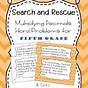 Search And Rescue Math Worksheet
