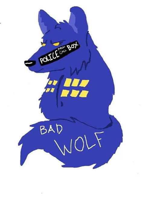 bad wolf doctor who poster doctor who fan art bbc doctor who