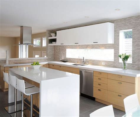 Natural White Oak Kitchen Cabinets Modern Kitchen Cabinet Ideas
