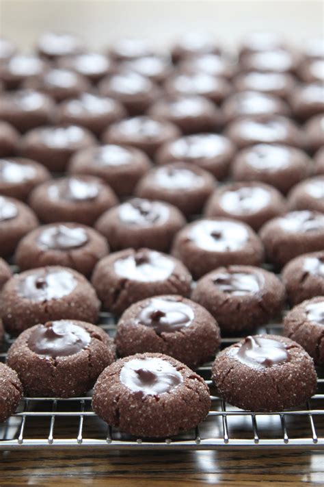 Chocolate Thumbprint Cookie Recipe POPSUGAR Food