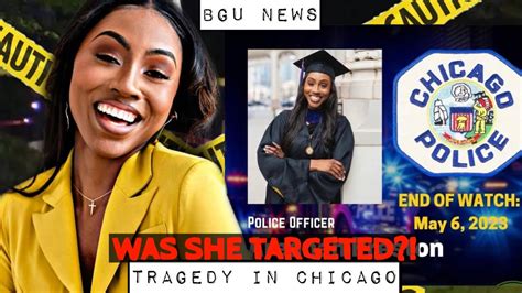 24y0 Chicago Police Officer Murdered Days Before Graduating Law School Areanah Preston Youtube