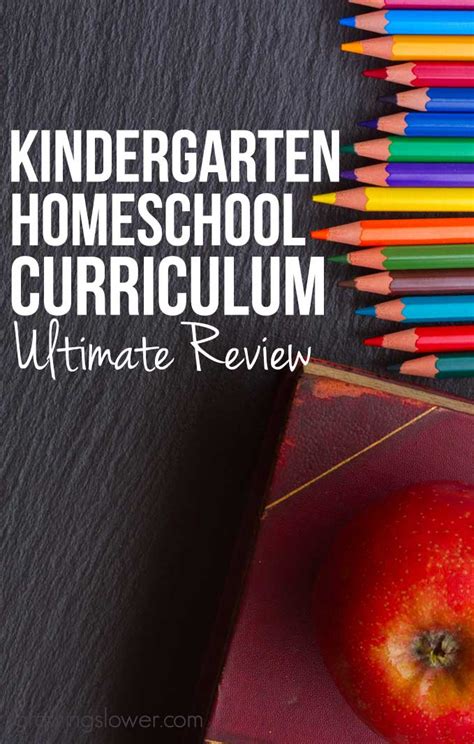 Kindergarten Homeschool Curriculum Ultimate Review