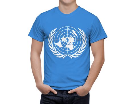 United Nations Flag T Shirt Un Region T Shirt Un T Shirt Etsy