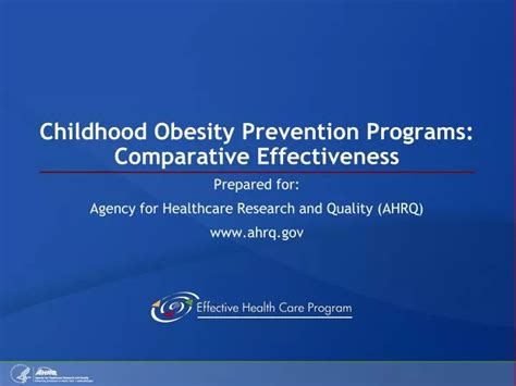 Ppt Childhood Obesity Prevention Programs Comparative Effectiveness