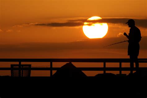 Fisherman At Sunset Hdr Photography By Captain Kimo