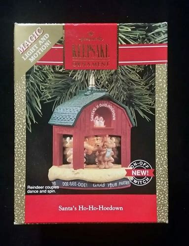1990 Santas Ho Ho Hoedown Qlx7256 Hallmark Ornaments Com