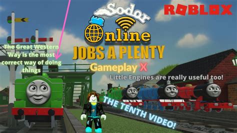 Completing A New Job In The Great Western Way Roblox Sodor Online