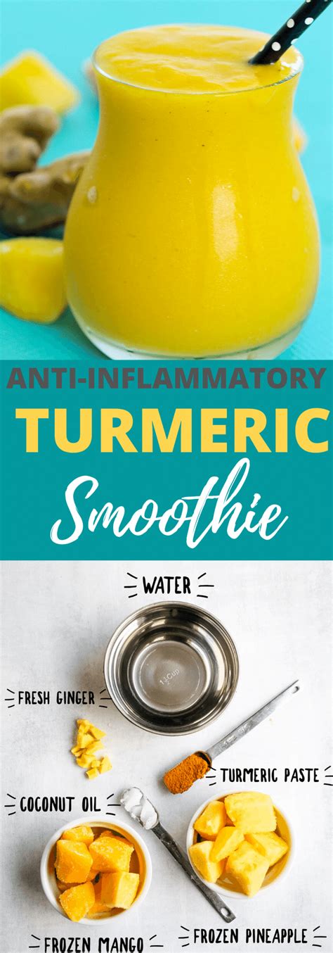 Anti Inflammatory Turmeric Smoothie In Turmeric Smoothie Best