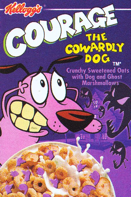 Cartoon Network Courage The Cowardly Dog Kelloggs Cereal From A 90s