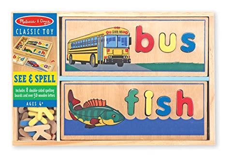 Melissa And Doug See And Spell Learning Toy Developmental Toys Wooden